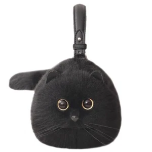 Shoulder Cat Bag Design Messenger Bag Versatile Hand Made Plush Cute Cat Bag S:M - Picture 1 of 5