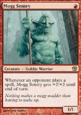 MOGG SENTRY 9th Edition MTG Magic the Gathering Cards DJMagic
