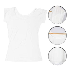 Sweat Pad Vest Breathable Sports T-shirt Underarm Cloth Women's Miss - Picture 1 of 12