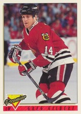 1993-94 Topps Premier #216 GREG GILBERT - Chicago Blackhawks