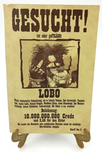 Lobo DC Poster Wanted Gesucht - Bild 1 von 2