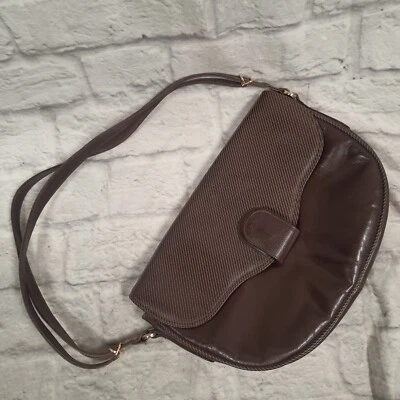 Vintage 1960s Brunettini Purse Leather Shoulder Bag Italian Designer Roma - Image 1 of 4