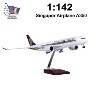 1/142 Singapore Airlines A350 Avión Avión Modelo con Luz LED y Soporte - Imagen 1 de 10