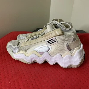 Size 10- adidas Exhibit B Mid x Candace Parker Off White 2022 - Picture 1 of 15