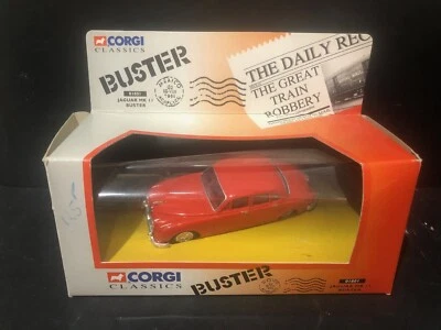 Corgi classics buster 01801 Jaguar MK 11 Buster rouge - Photo 1/4
