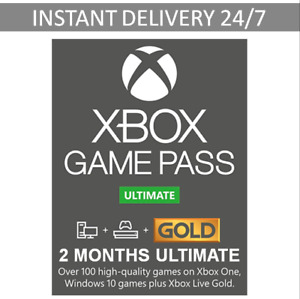 Xbox Game Pass Ultimate + Live Gold 2 Months Membership 14 days INSTANT
