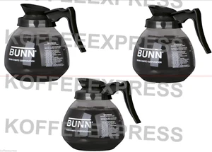 3-Glass Coffee Pots BUNN Coffee Pot 64 oz Commercial  42400.0103  - Picture 1 of 4