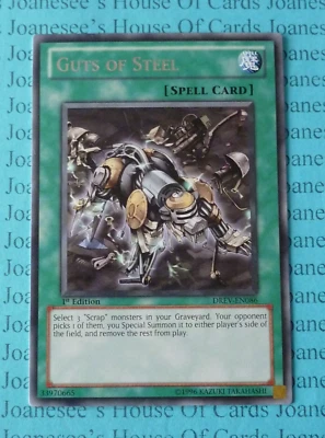 DREV-EN086 Guts of Steel Rare Yu-Gi-Oh Card 1st Edition New - Image 1 of 4