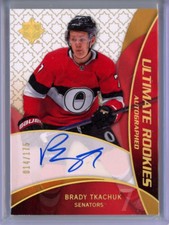2018-19 Ultimate Collection Retro Rookies #RRABT Brady Tkachuk RC AUTO /175