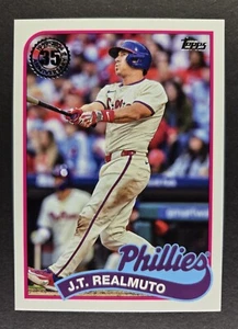 2024 Topps Update Baseball JT Realmuto 1989 89US-9 Philadelphia Phillies - Picture 1 of 2