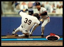 1991 Stadium Club Tony Phillips Detroit Tigers #41