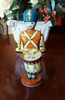 J Chein Mechanical Drummer Boy tin litho wind-up parade soldier SEE VIDEO