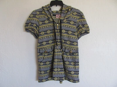 Sudadera con Capucha Juicy Couture Cremallera Frontal Manga Corta - Botones de Envío - Talla XL Ajuste a S Foto 1 de 4