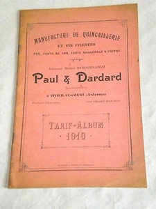 vintage Catalogue Brochure 1910 Paul & Dardard Hardware and Metalware forge - Picture 1 of 8