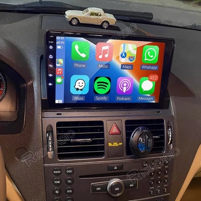 Carplay For Mercedes Benz C-Class W204 S204 2007-2014 Android15 Car Stereo Radio - Image 1 of 4