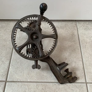 Antique Cast Iron Vertical 12” Apple Peeler WORKS - Picture 1 of 7