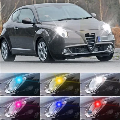 For Alfa Romeo Mito 2008-Onwards 2x Daytime Running Light Led W21/5W 7443 Bulbs - Image 1 of 4