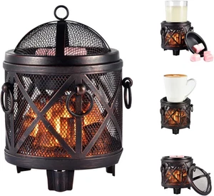 Wax Melt Warmer,4-in-1 Electric Wax Melter,Oil Burner,Fireplace Wax Warmers - Picture 1 of 12