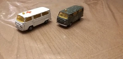 majorette 2 Furgoni Volkswagen Rif 726 - Immagine 1 di 4