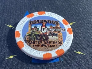 Deadwood HD ~ Sturgis 85th Rally ~ South Dakota ~ Harley Davidson Poker Chip - Bild 1 von 2