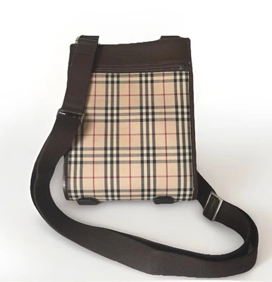 Auth BURBERRY Shoulder Bag Haymarket Near Excellent Authenticated by R.A. - Image 1 of 4