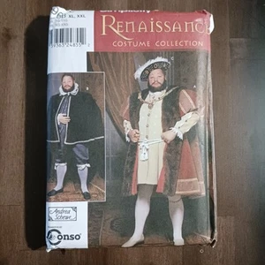 Simplicity Pattern Renaissance# 9650 Mens XL, XXL Medieval King Henry VIII UC/FF - Picture 1 of 6