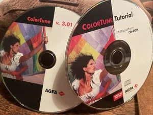 CD-ROM vintage AGFA Color Tune v. 3/01 Mac PC, Windows 95 et NT avec tutoriel - Photo 1/2