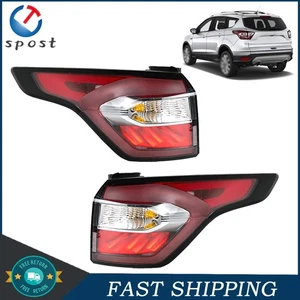 For 2017-19 Ford Escape Kuga Series Red Driver&Passenger Rear Brake Tail Lights - Picture 1 of 12