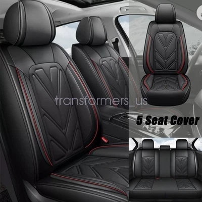 Luxury Leather Full Set Car Seat Covers 5 Seat Cushion Fit For Chevrolet Equinox Foto 1 de 4