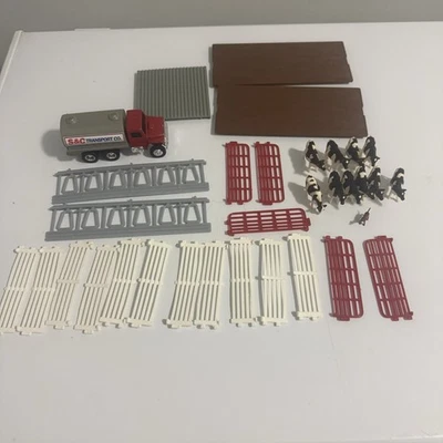 Ertl Farm Country Lot Truck Cows Dog Fences Barn Parts Mixed Accessories Set - Image 1 of 4