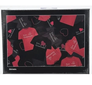 Thrivent neu versiegelt 200-teiliges Puzzle LIVE GROSSZÜGIG Herz T-Shirts Puzzle Rarität - Bild 1 von 3