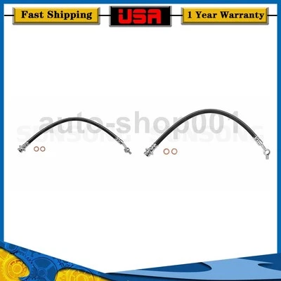 Manguera de freno de línea de freno delantera para Nissan Frontier 2,5 L 2008 2007 2006 2005 Foto 1 de 4