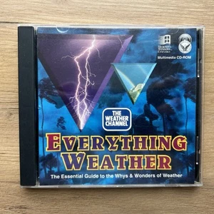 Everything Weather The Weather Channel PC Multimedia CD-ROM Vintage Computer - Zdjęcie 1 z 3