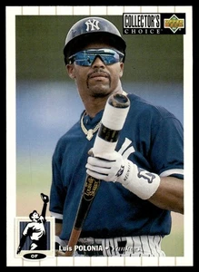 1994 Collector's Choice Luis Polonia New York Yankees #504 - Picture 1 of 2