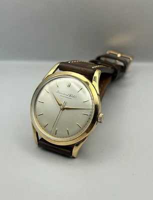 IWC - International Watch & Co From 1950’s - 1960’s - 35 mm - 18 Ct Gold Case - Image 1 of 4