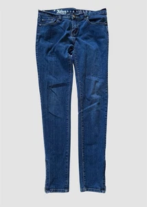 Jeans Vintage Y2K Abbey Dawn Ricamati Stella Cerniera Caviglia Avril Lavigne Punk - Foto 1 di 12