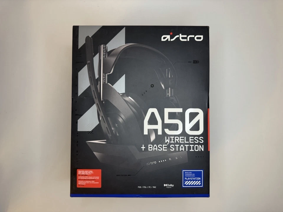 LOGITECH ASTRO A50 Wireless Gaming- Headset + Ladestation, 4 Gen. PC/ PS4 - Bild 1 von 4