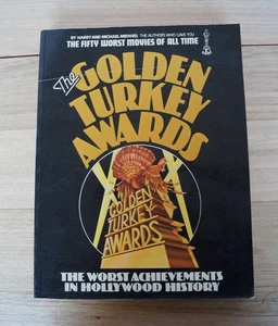 The Golden Turkey Awards Book 1980 Vintage Worst Movies Hollywood Collectible - Foto 1 di 4