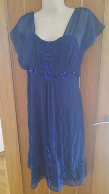 Berkertex (new)Beaded & Sequin Dress. Lined Size 16 BNWT. Wedding / Cruise Etc - Image 1 of 4