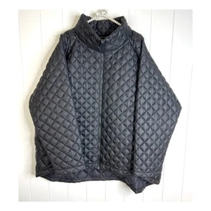 Athleta Whisper federlose gefütterte Jacke schwarz Größe 3X - Bild 1 von 10