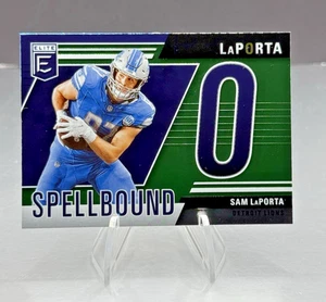 2024 Panini Donruss Elite Spellbound Green Sam LaPorta #8 "O" Detroit Lions - Picture 1 of 3