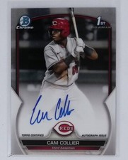 2023 Bowman Chrome Chrome Prospect Auto Cam Collier #CPA-CC