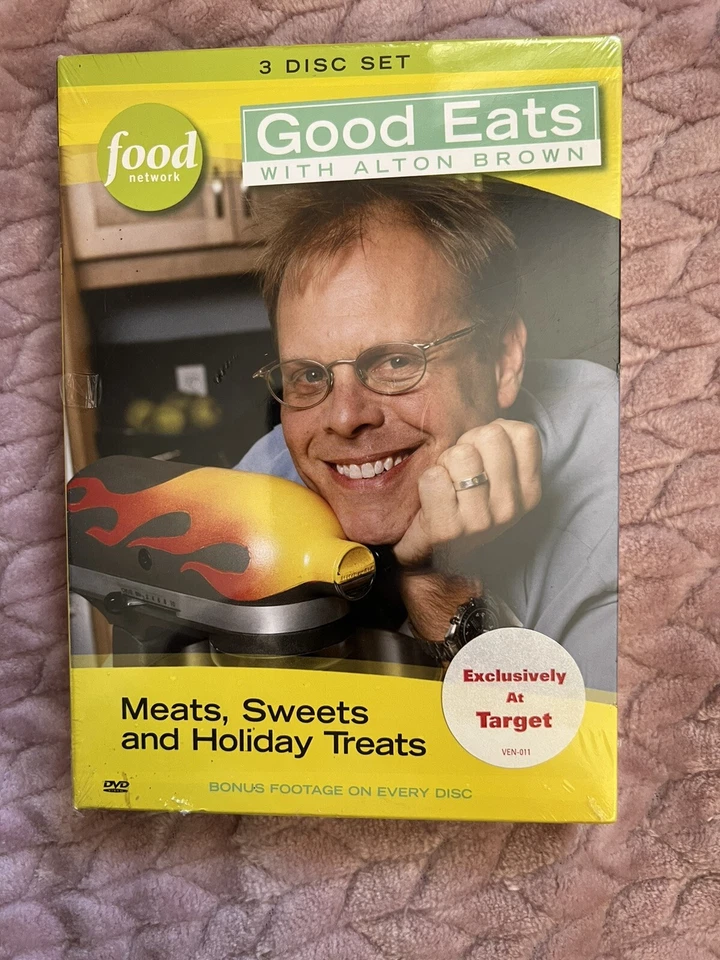New GOOD EATS WITH ALTON BROWN : Vol. 1 - Meats, Sweets and Holiday Treats, DVD - Image 1 of 1