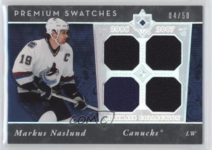2006-07 Ultimate Collection Premium Swatches /50 Markus Naslund #PS-MN