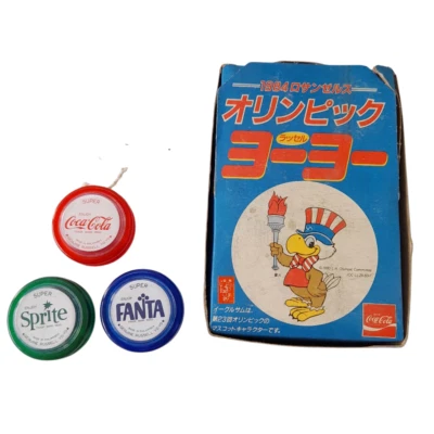 Antique Olympics Super YoYo Russell Sprite Fanta Cola Collectible Genuine Rare - Image 1 of 4