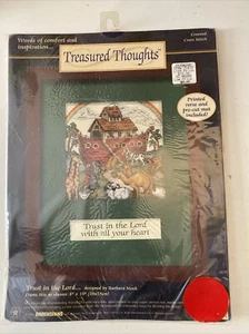 Treasured Thoughts Cross Stitch Kit Trust In The Lord With All Your Heart NEW - Picture 1 of 7