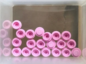 LEGO Parts - Bright Pink Plate Round 1 x 1 - No 4073 - QTY 20 - Picture 1 of 1