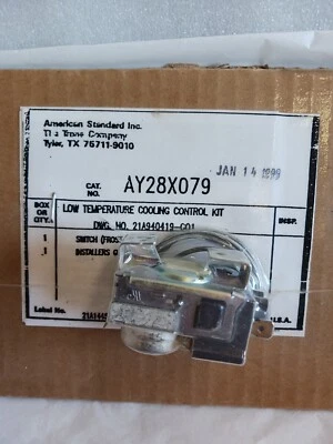 Kit de control de refrigeración de baja temperatura Trane AY28X079 interruptor de control de heladas (V) Foto 1 de 4