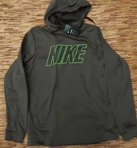 NIKE BRAND NAME THERMA FELPA CON CAPPUCCIO UOMO DRY-FIT PULL-OVER POLIESTERE LISTINO 55€ - Foto 1 di 5