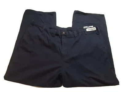 Pantalones de trabajo Workrite FR 2112 resistentes al fuego azul marino medianoche para hombre talla 50x32  Foto 1 de 4